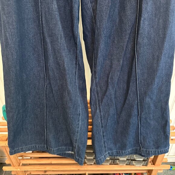 Lane Bryant Womens Wide-Leg Denim Jeans Size 14 - Picture 7 of 8